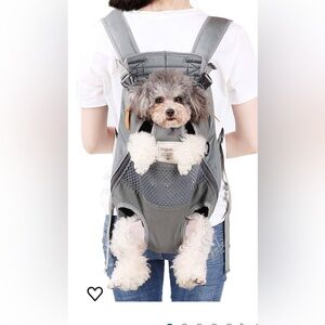 Pet front facing backpack